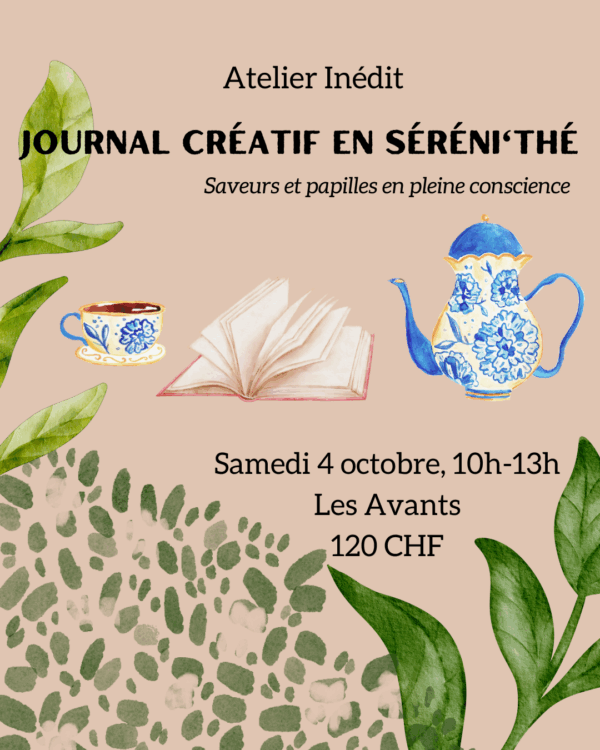 Journal Créatif et dégustation de thés